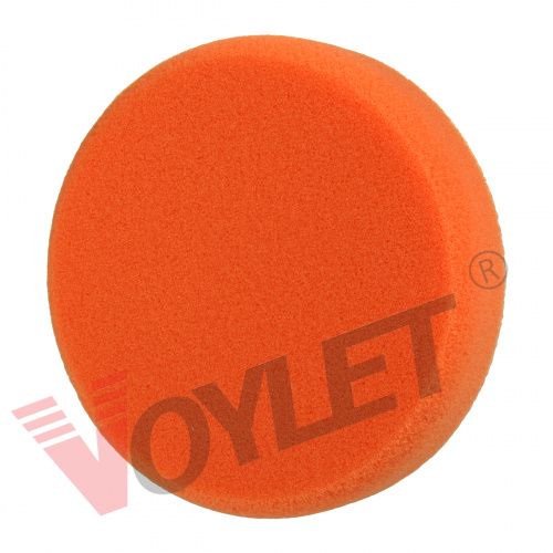 картинка PRO.STO Диск полировальный на липучке, 150*30 мм, оранжевый/средней жесткости фото 2